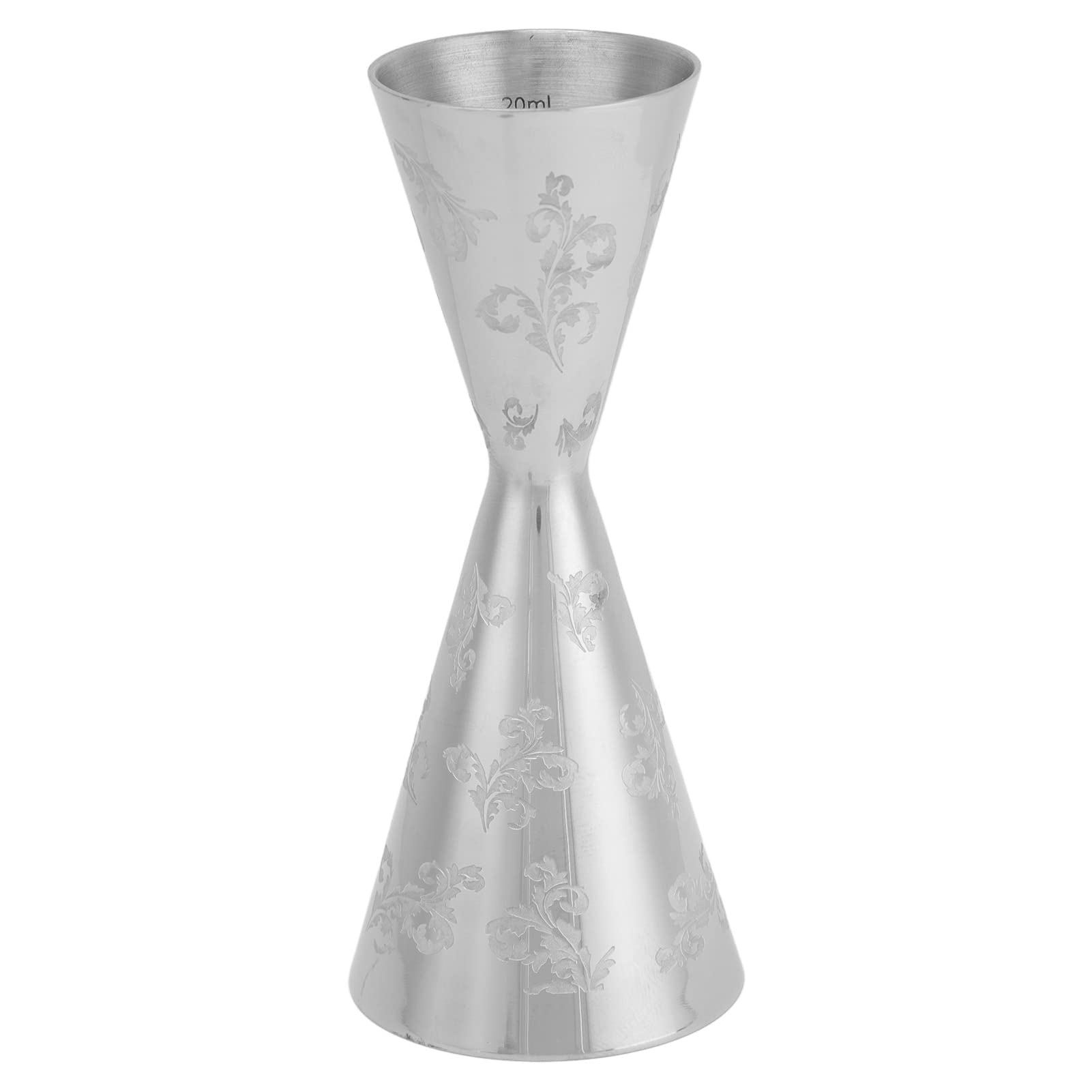 BAFOVY Stainless Steel Bartending Jigger Cup, Peg Measure 60/30 Ml